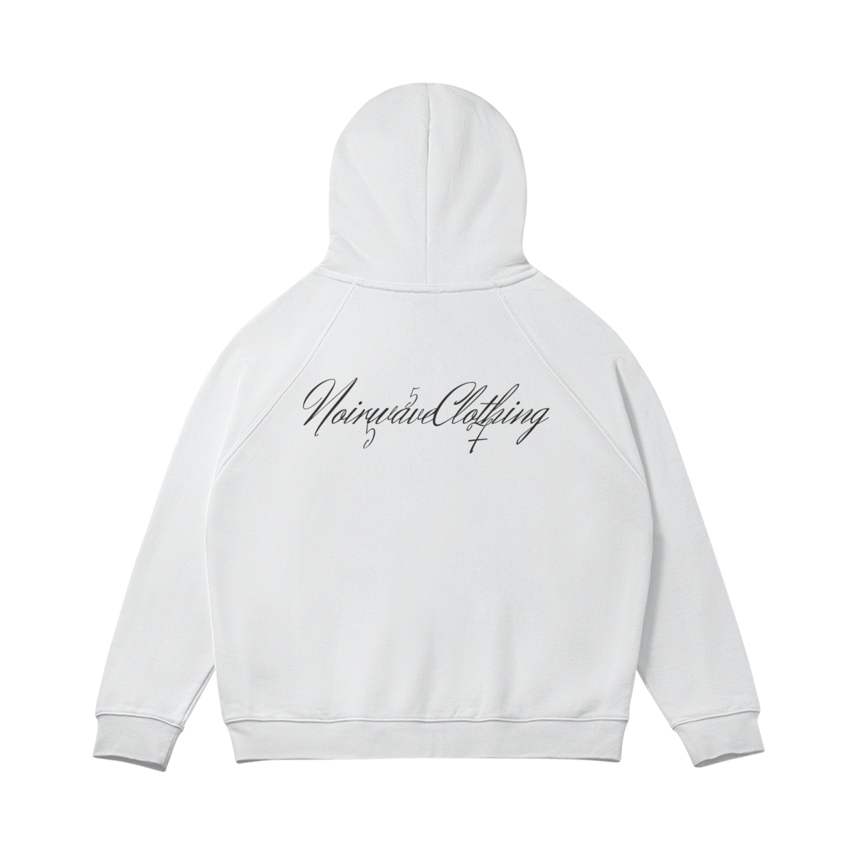 Oversized 557 Zip Hoodie - White