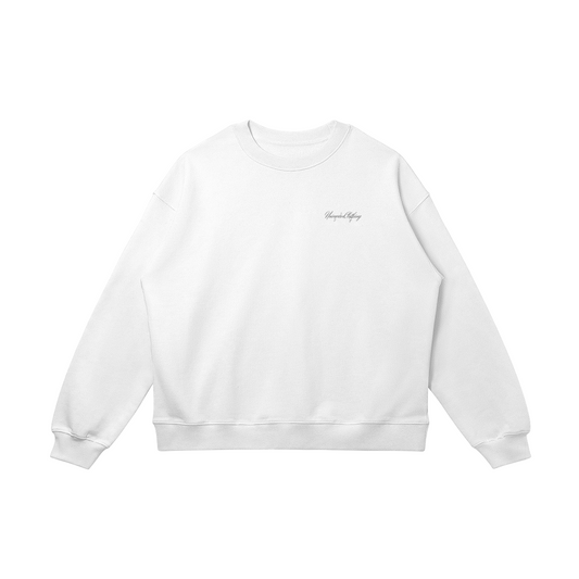 Oversized Sweater - White