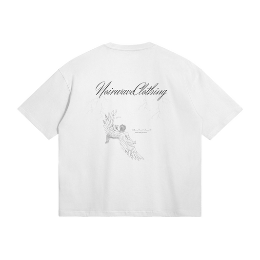 Oversized Angel Tee - White