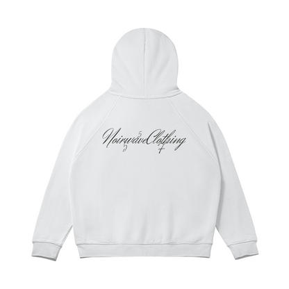 Oversized 557 Zip Hoodie - White