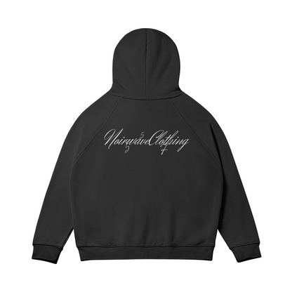 Oversized 557 Zip Hoodie - Black